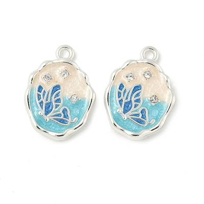 Alloy Enamel Pendants