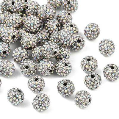 Alloy Rhinestone Beads