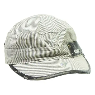 G-STAR Mens Baseball Cap Grey Striped M