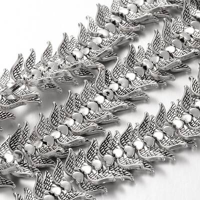 Wing Tibetan Style Alloy Bead Strands