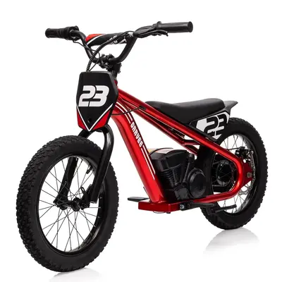Garvee Ride - G Series: 250W Motor 3-Speed 24V Detachable Battery Aluminum Frame 16IN Off-Road Tires Ages 6-12 Outdoor Riding