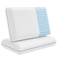 Vaverto Memory Foam Pillow with Gel-Infused Cooling, Breathable Viscose Cover, CertiPUR-US Certified Orthopedic Support