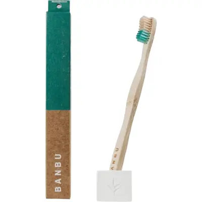 Banbu Green Bamboo Medium Toothbrush