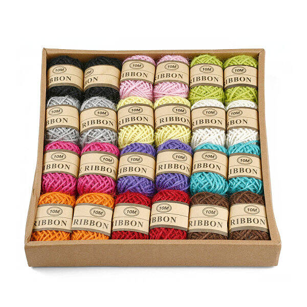 12 Colors Jute Cord