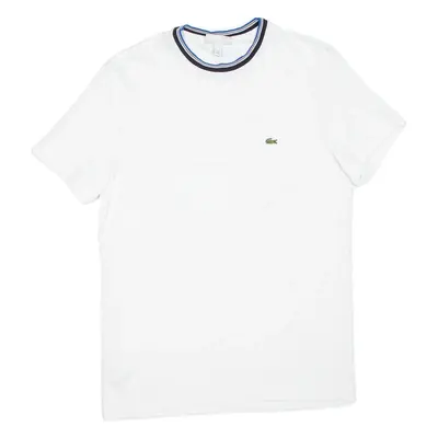 LACOSTE Mens T-Shirt White M