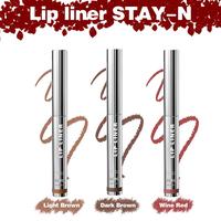 NO TOUCH-UPS NEEDED! Lip Liner Set - 3Pcs Peel-Off Stain,Waterproof & Transfer-Proof, Velvety Smooth Long-Lasting for Lip Con...