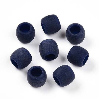 Frosted Opaque Acrylic Beads