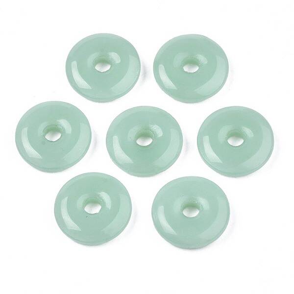 Transparent Spray Painted Glass Beads