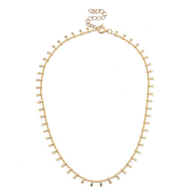 Brass Curb Chain Necklaces