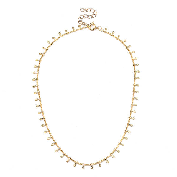 Brass Curb Chain Necklaces