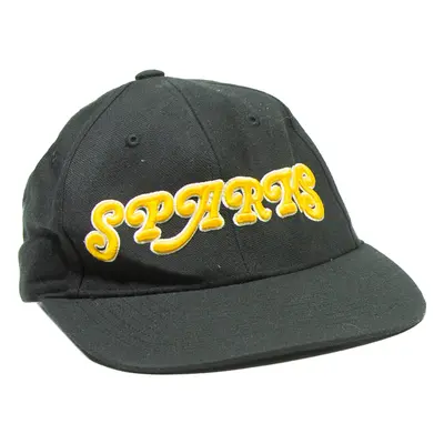 HOOD Mens Snapback Cap Black Wool L
