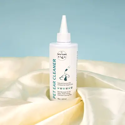 TQT Pet Ear Cleaner - Pet Ear Wash for Dogs & Cats with Advanced Gentle Otic Cleaning Solution, 8 oz, All-Natural Formula, Mi...