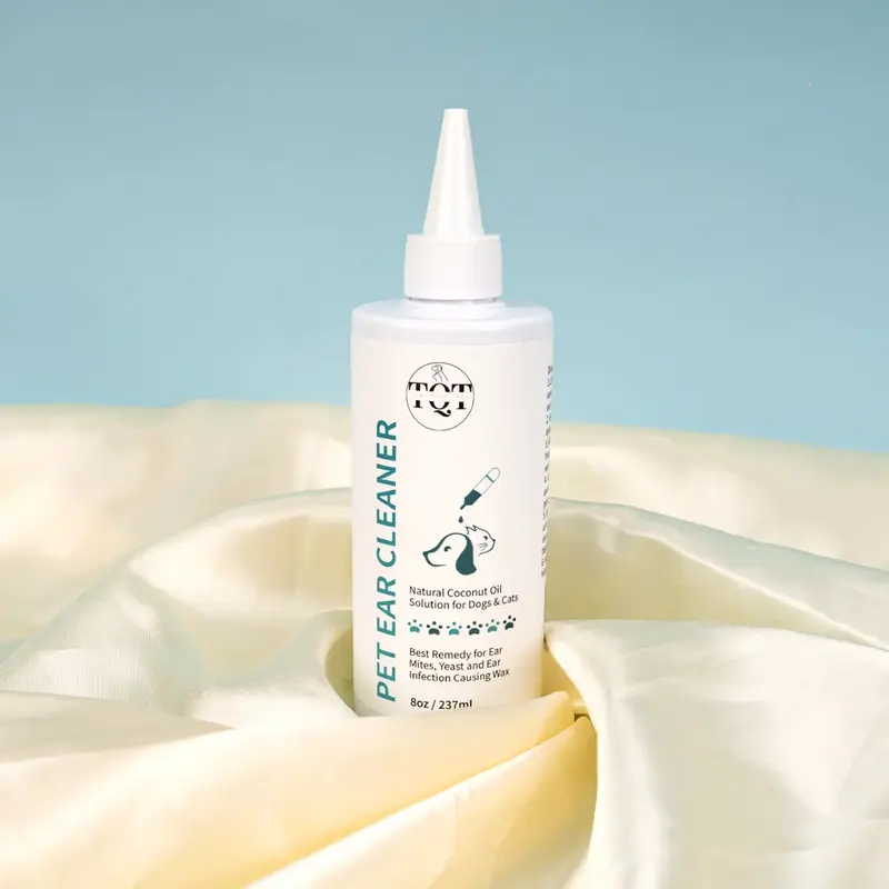 TQT Pet Ear Cleaner - Pet Ear Wash for Dogs & Cats with Advanced Gentle Otic Cleaning Solution, 8 oz, All-Natural Formula, Mi...