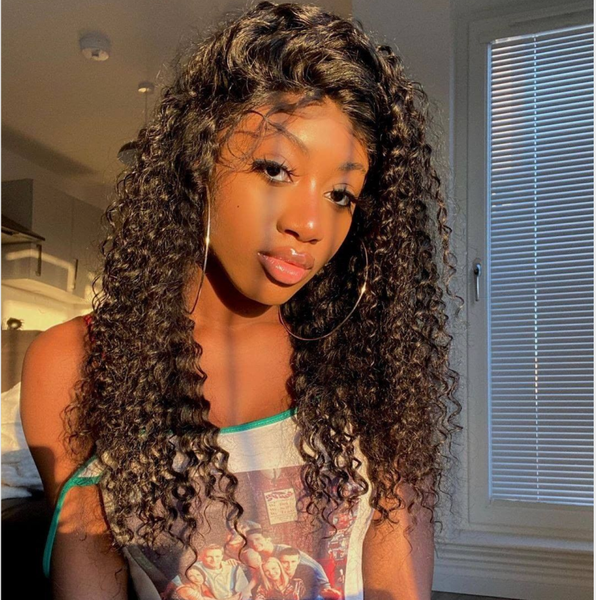 Deep Wave U Part Human Hair Wig / BGMGirl