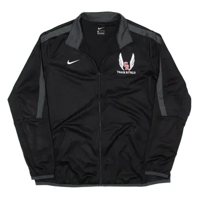 NIKE C+R Track & Field Track USA Jacket Black Womens XL