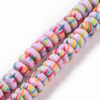 Handmade Polyester Clay Beads Strand