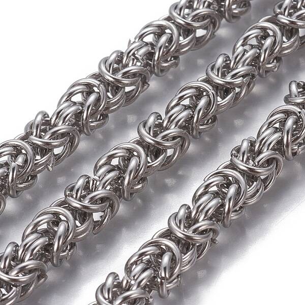 Tarnish Resistant 304 Stainless Steel Byzantine Chains
