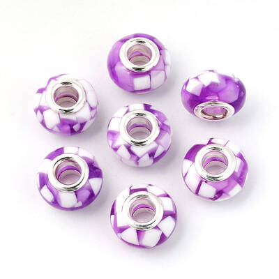 Resin European Beads