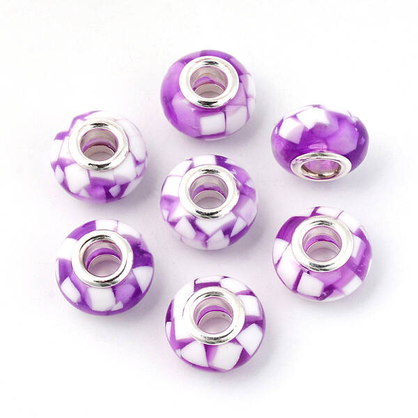 Resin European Beads