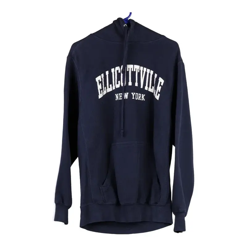 Ellicottville, New York Mv Sport Graphic Hoodie - Small Navy Cotton