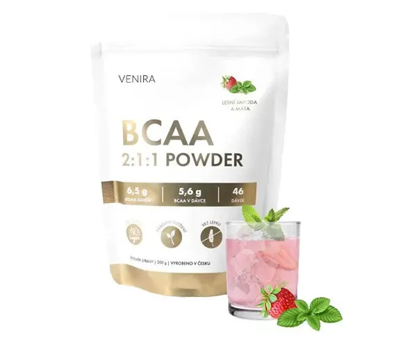 Venira BCAA 2:1:1 strawberry and mint flavour 300 g