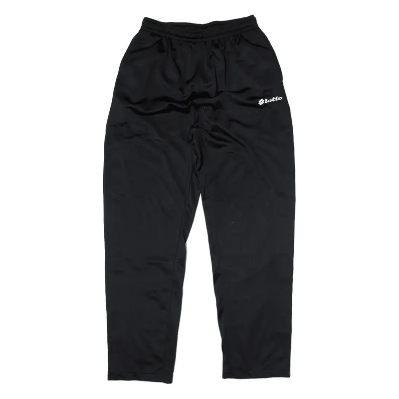 LOTTO Track Pants Black Tapered Mens L W26 L30