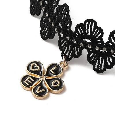 Polyester Lace Choker Necklaces