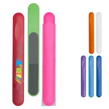 500 Promotional Nail File In Sleeve - Contoured Design