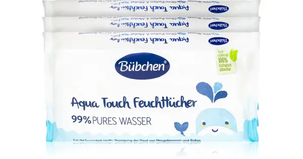 Bübchen Aqua Touch Baby Wet Wipes 3x48 Pieces