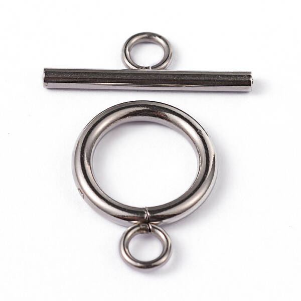 Non-Tarnish 304 Stainless Steel Ring Toggle Clasps