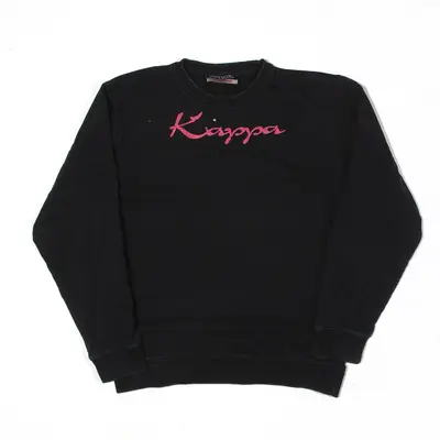 KAPPA Sweatshirt Black Womens XL