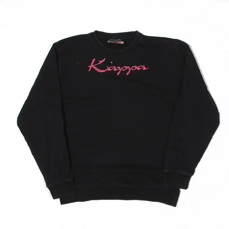 KAPPA Sweatshirt Black Womens XL