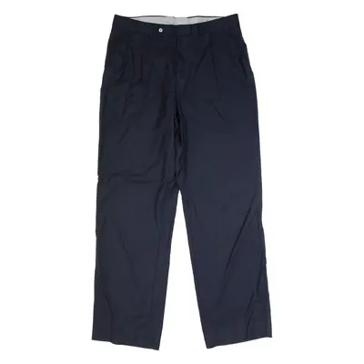 Formal Suit Mens Trousers Blue Regular Straight W32 L30