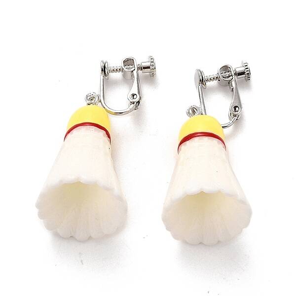 Resin Clip-on Earrings