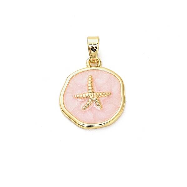 Brass Enamel Pendants
