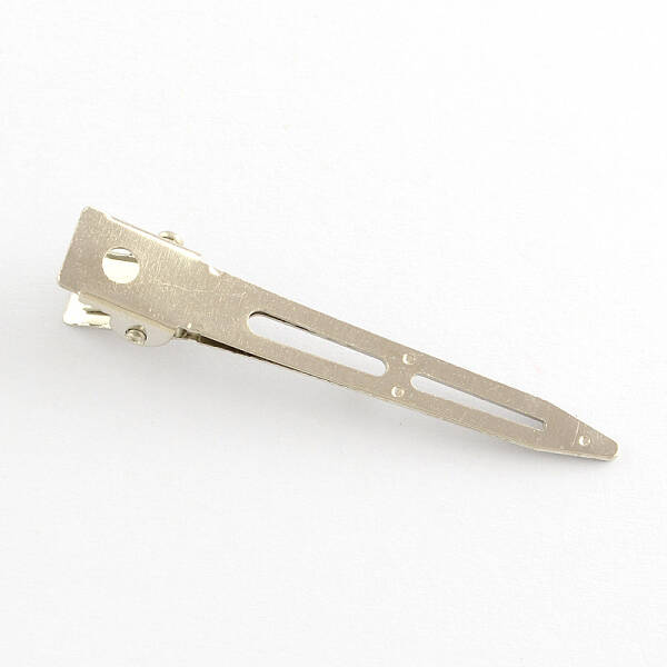 Iron Alligator Hair Clip Findings
