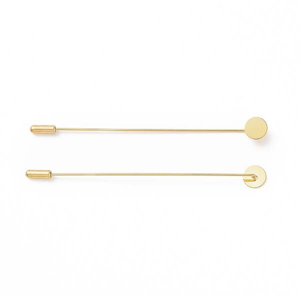 Brass Lapel Pin Base Settings