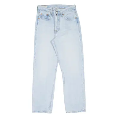 LEVI'S 501 BIG E Jeans Womens Blue Regular Straight Stone Wash W24 L26