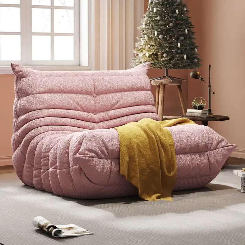 【Fall Deals For You】Oversized Bean Bag Chair – Cozy Indoor Furniture for Living Room, Bedroom or Dorm – Memory Foam S...