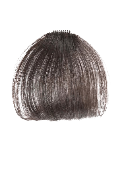 UNice Hand-Made Straight Clip Dark Brown In Bangs