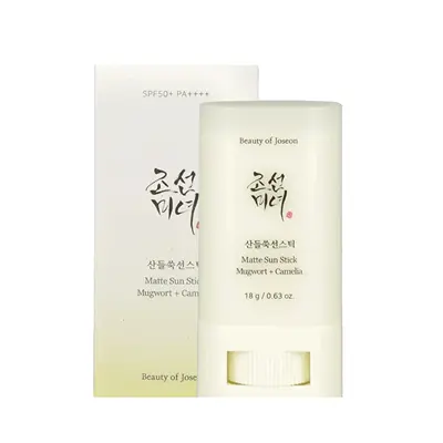 Beauty of joseon Artemisia + Camilia Matte Sun Stick SPF 50 - Mattifying protective stick - 18.0 g