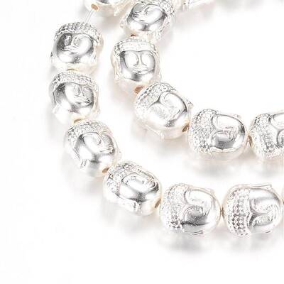 Electroplate Non-magnetic Synthetic Hematite Bead Strands