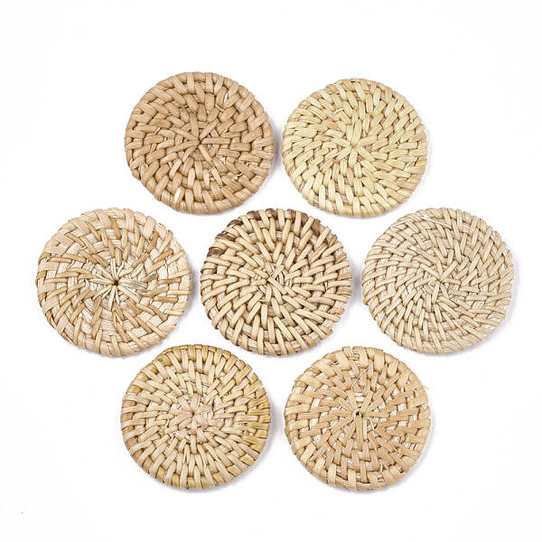 Handmade Reed Cane/Rattan Woven Beads