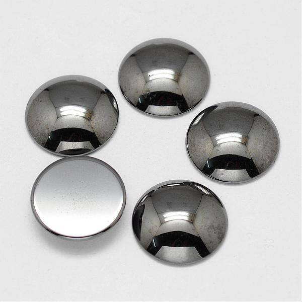 Non-magnetic Synthetic Hematite Cabochons