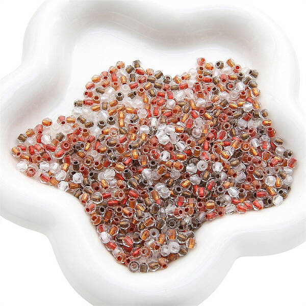 100Pcs Transparent Glass Beads