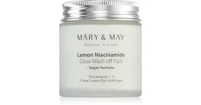 Mary & may Lemon Niacinamide Glow CLEANSING FACE MASK - 125g