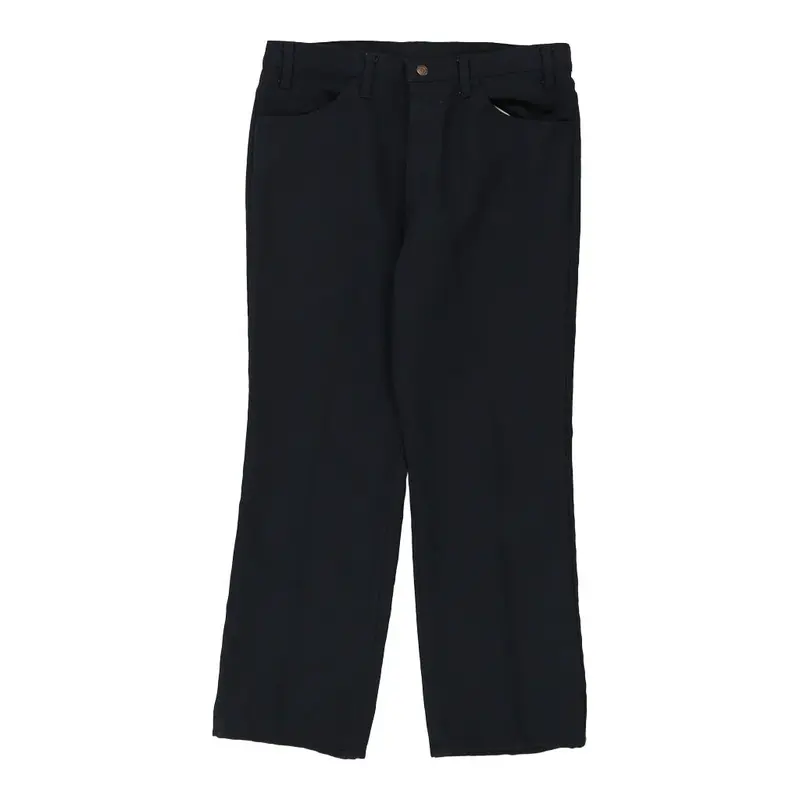 Black tab Levis Trousers - 35W 27L Navy Polyester