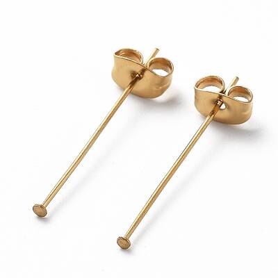 Ion Plating(IP) 304 Stainless Steel Flat Head Pins