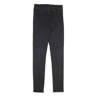 LEVI'S Jeans Black Denim Slim Skinny Womens W27 L32