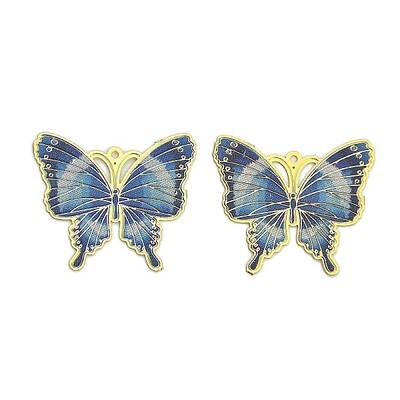Brass Enamel Pendants